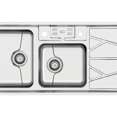 سینک کن مدل 8041P-45 عمق20توکار 116x52