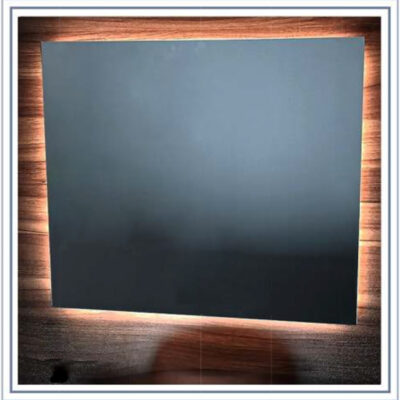 آینه بک لایت مربع مه جام شیشه کد RE15S021
