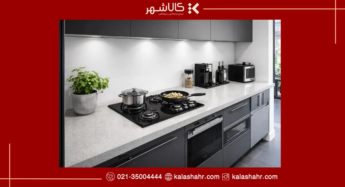 گاز صفحه ای 4 شعله توکار