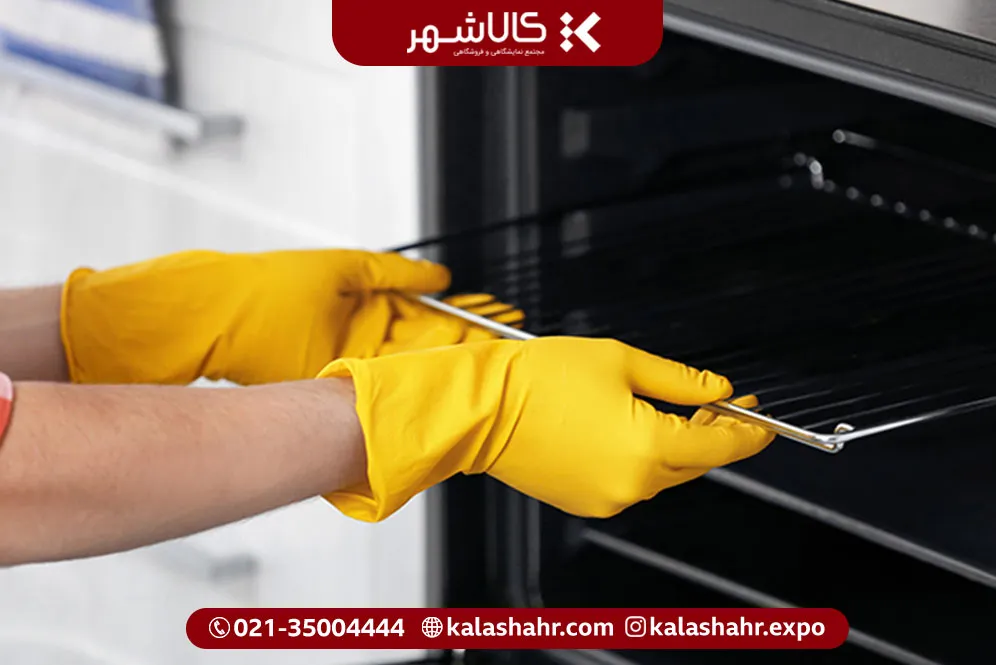 نحوه تمیز کردن فر توکار نظافت فضای بیرون